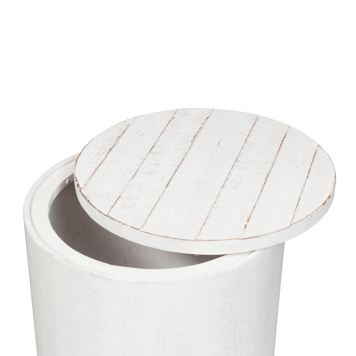 Modern Farmhouse - Drum End Table End Tables by Liberty Furniture - Walls Furniture & Mattress