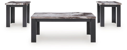 Jazmore - Occasional Table Set (Set of 3) - Dark Brown Table Sets by Signature Design by Ashley® - Walls Furniture & Mattress