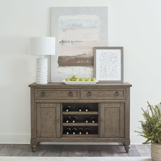 Americana Farmhouse - Buffet - Light Brown Buffets by Liberty Furniture - Walls Furniture & Mattress