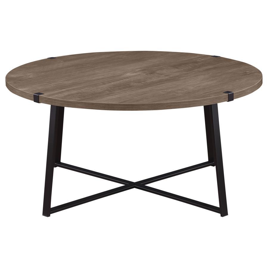 Marcus - Round Coffee Table Set Table Sets by Coaster Fine Furniture - Walls Furniture & Mattress