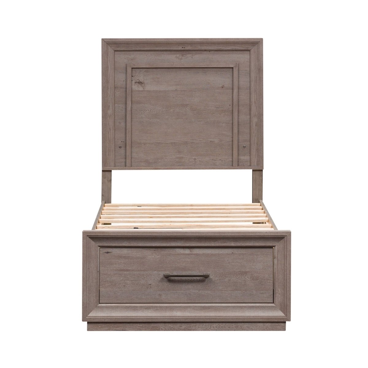 Horizons - Twin Storage Bed - Medium Gray Storage Beds by Liberty Furniture - Walls Furniture & Mattress