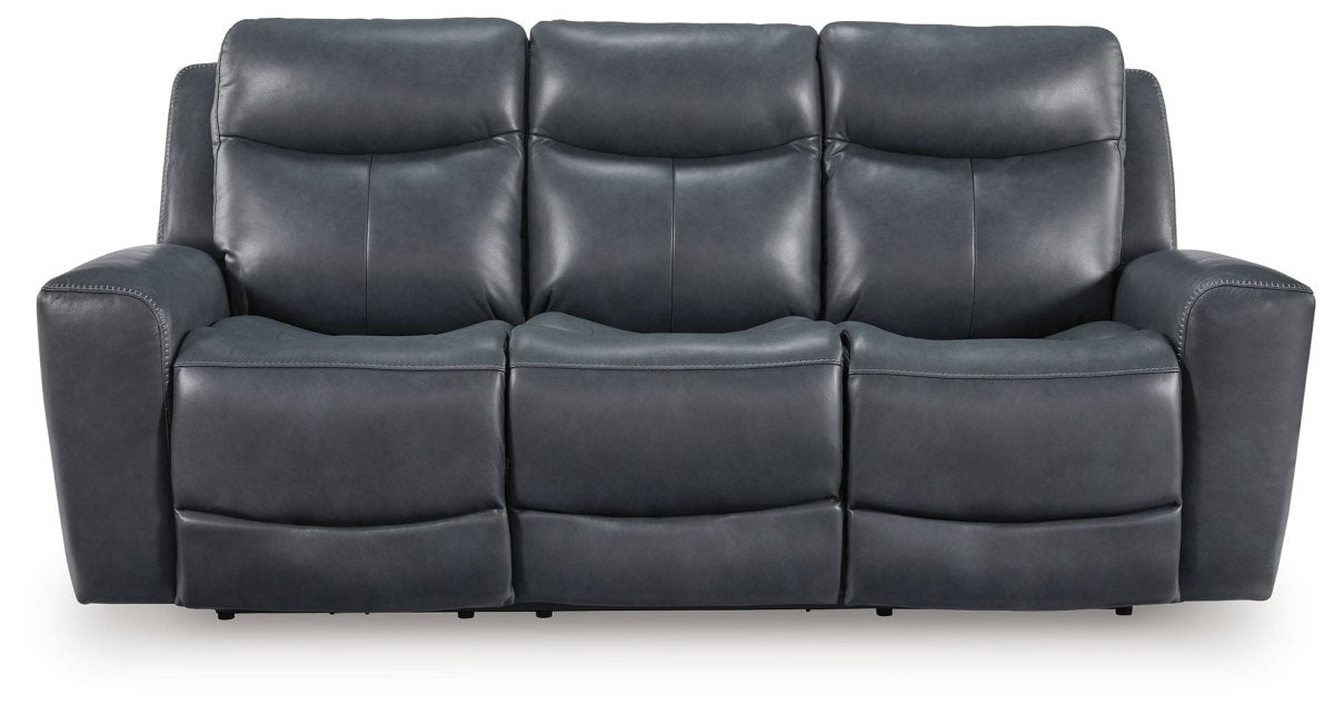 Next Move - Power Reclining Sofa With Adjustable Headrest Reclining Sofas by Signature Design by Ashley® - Walls Furniture & Mattress