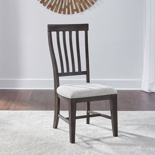 Grant Park - Slat Back Side Chair (RTA) - Brown Side Chairs by Liberty Furniture - Walls Furniture & Mattress