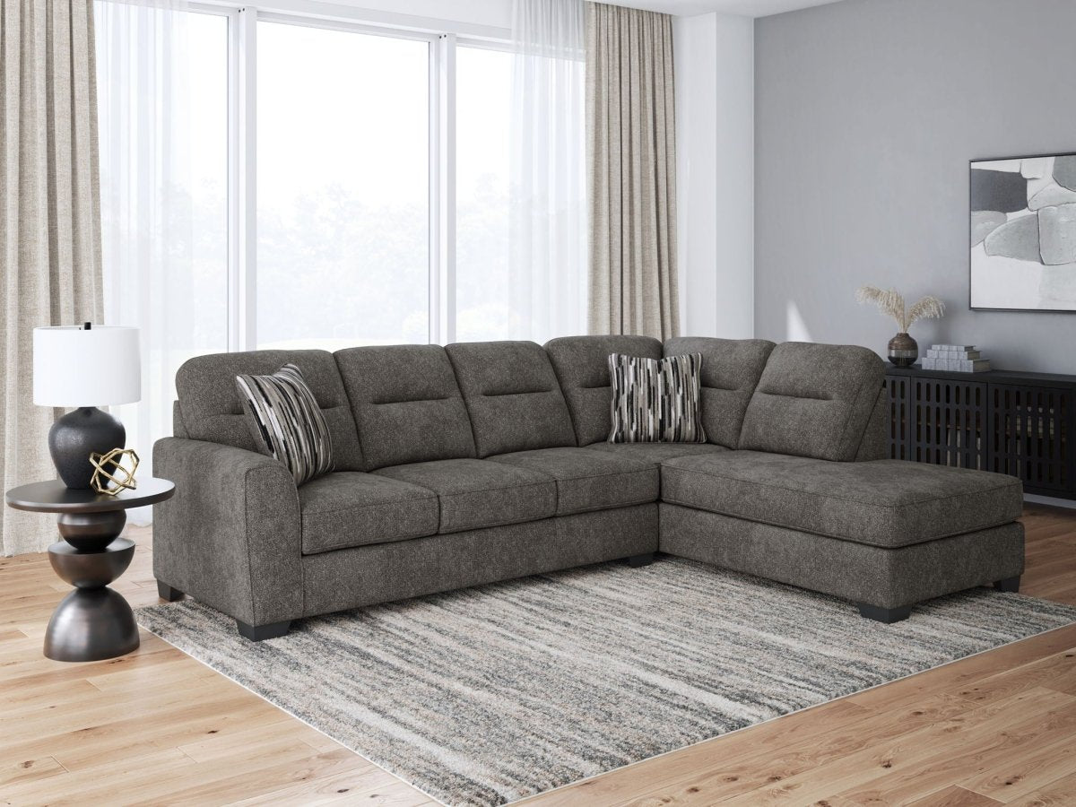 Olten - Sectional Stationary Sectionals by Benchcraft® - Walls Furniture & Mattress