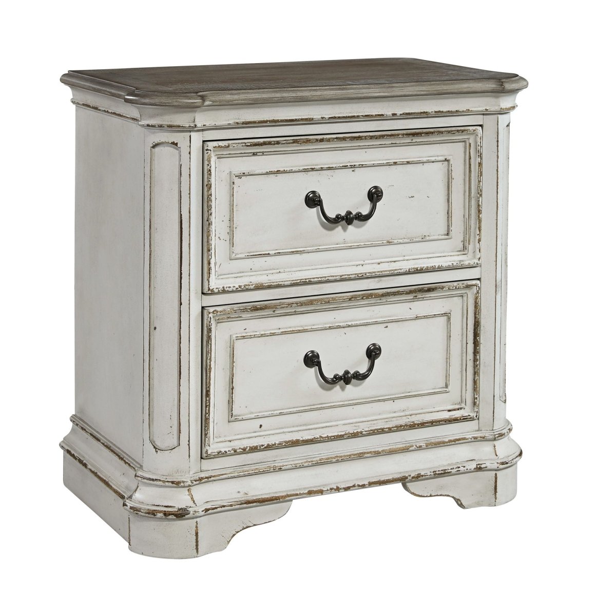 Magnolia Manor - 2 Drawer Night Stand Accent Nightstands by Liberty Furniture - Walls Furniture & Mattress