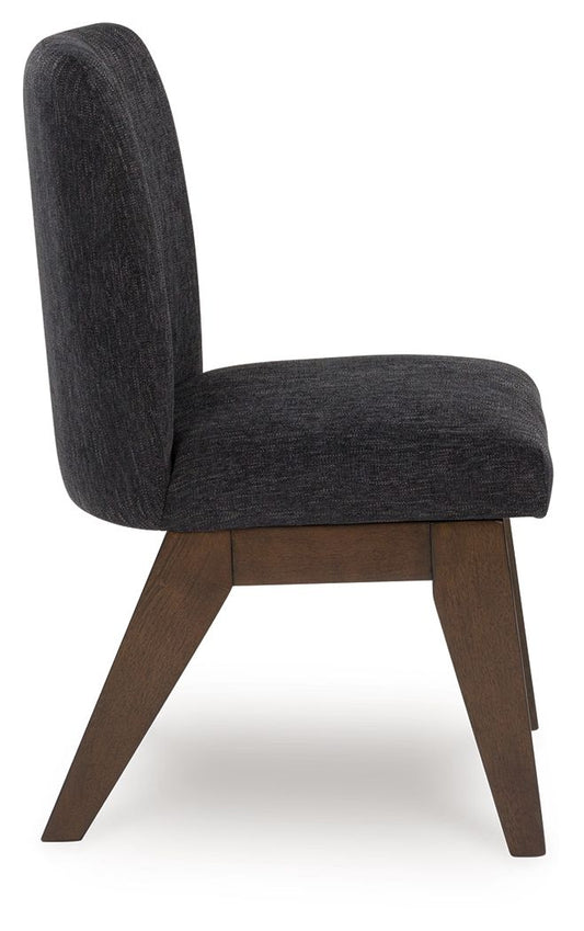 Dilenno - Dining Upholstered Side Chair (Set of 2) - Dark Brown Chair Sets by Signature Design by Ashley® - Walls Furniture & Mattress