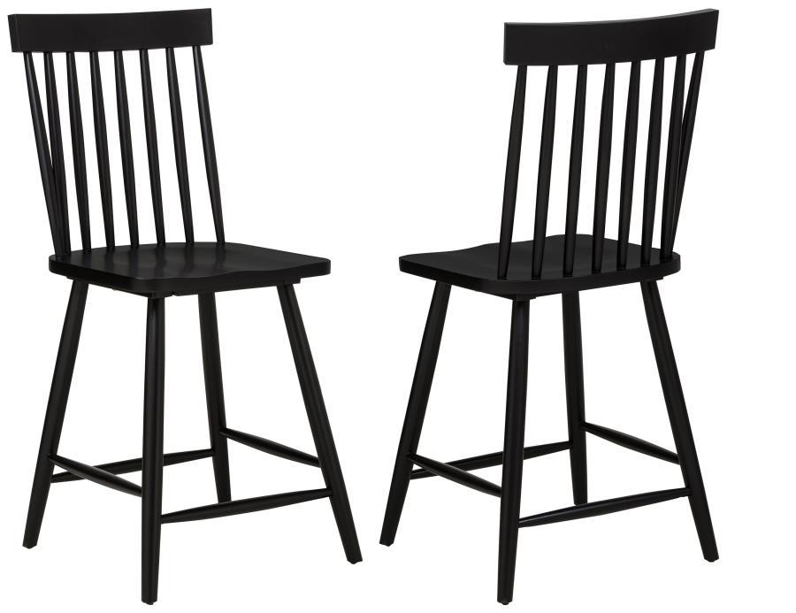 Andrews - Windsor Counter Height Dining Side Chair (Set of 2) Chair Sets by Coaster Fine Furniture - Walls Furniture & Mattress