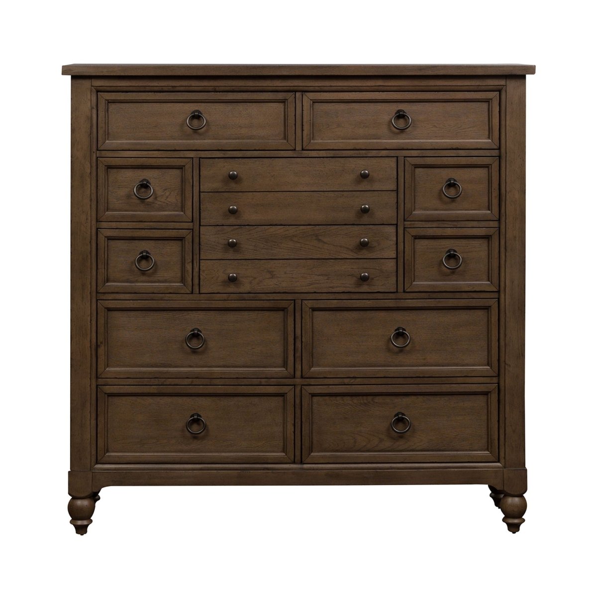 Americana Farmhouse - 12 Drawer Chesser Dressers by Liberty Furniture - Walls Furniture & Mattress