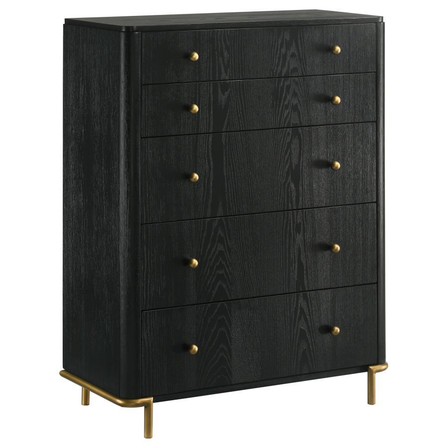 Arini - 5 - Drawer Bedroom Chest Accent Chests by CoasterElevations - Walls Furniture & Mattress