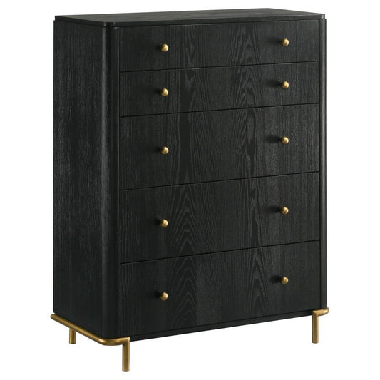 Arini - 5 - Drawer Bedroom Chest Accent Chests by CoasterElevations - Walls Furniture & Mattress