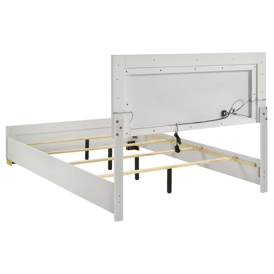 Marceline - Wood LED Panel Bed Panel Beds by Coaster Fine Furniture - Walls Furniture & Mattress