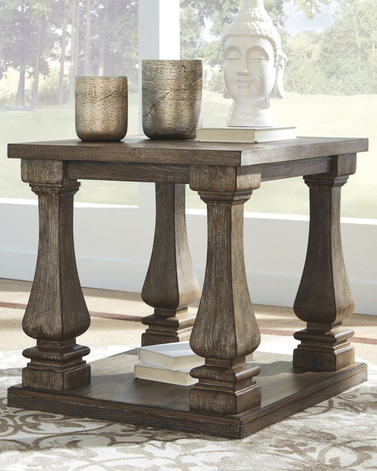 Johnelle - Rectangular End Table - Gray End Tables by Signature Design by Ashley® - Walls Furniture & Mattress