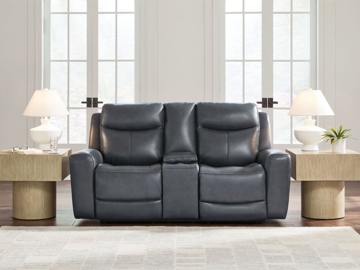 Next Move - Power Reclining Loveseat With Console / Adjustable Headrest Reclining Loveseats by Signature Design by Ashley® - Walls Furniture & Mattress