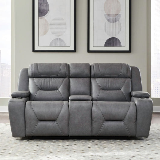 Chapman - Loveseat With Console P2 & ZG Reclining Loveseats by Liberty Furniture - Walls Furniture & Mattress