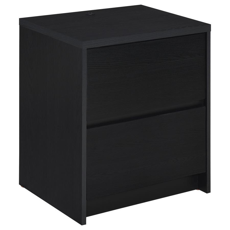Westpark - 2 - Drawer Nightstand LED Lights And USB Nightstands w/ Charging Stations by Coaster Fine Furniture - Walls Furniture & Mattress