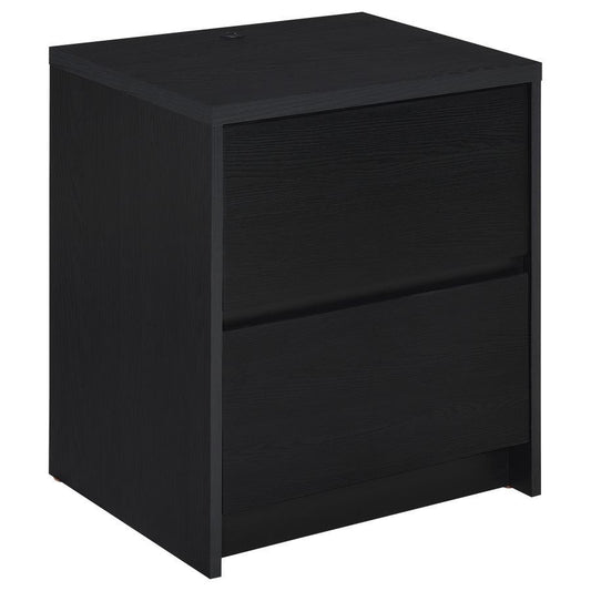 Westpark - 2 - Drawer Nightstand LED Lights And USB Nightstands w/ Charging Stations by Coaster Fine Furniture - Walls Furniture & Mattress