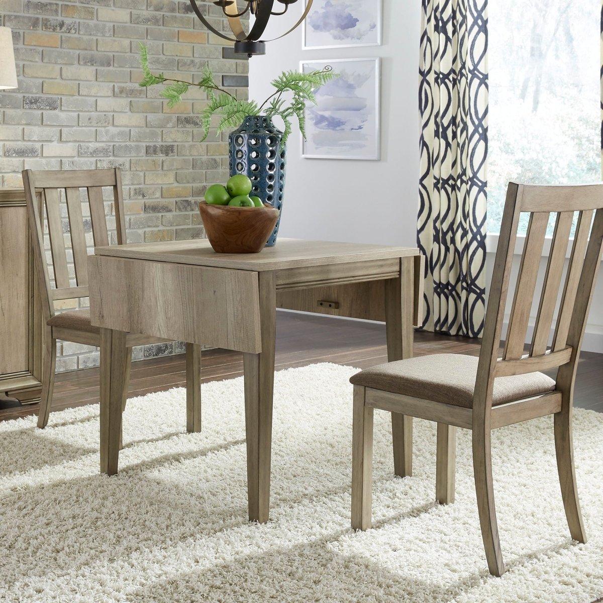 Sun Valley - Drop Leaf Table - Light Brown Dining Tables by Liberty Furniture - Walls Furniture & Mattress