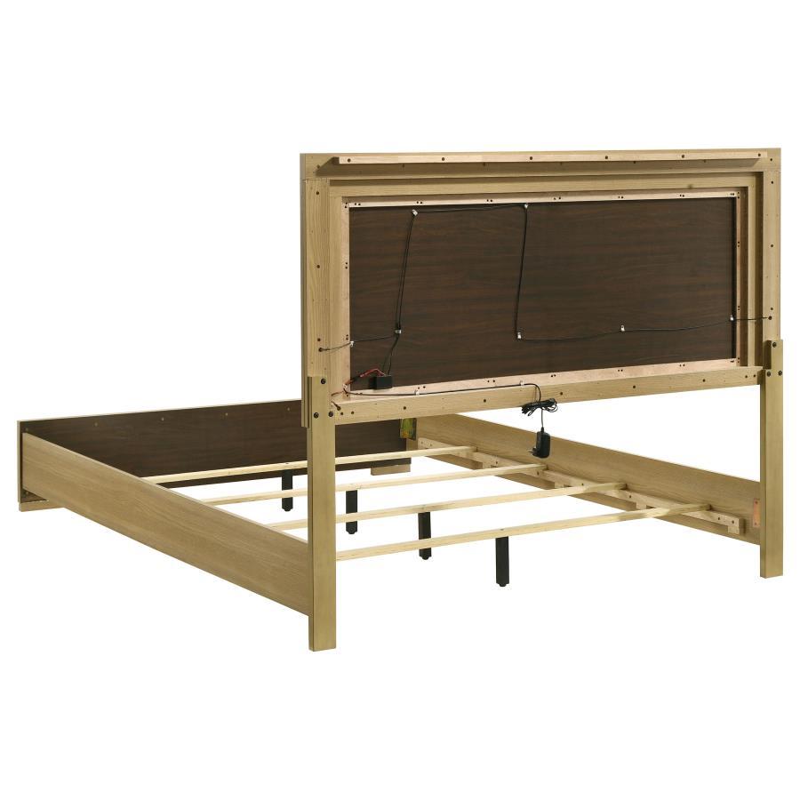 Hyland - Bedroom Set With LED 4 Piece Bedroom Sets by Coaster Fine Furniture - Walls Furniture & Mattress