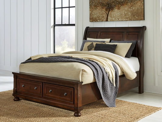 Porter - Sleigh Storage Bed Storage Beds by Millennium® by Ashley - Walls Furniture & Mattress