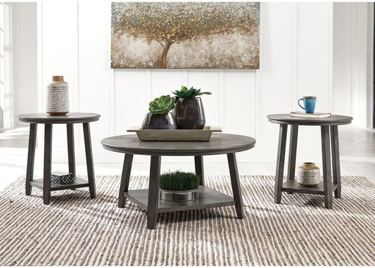 Caitbrook - Occasional Table Set (Set of 3) - Gray Table Sets by Signature Design by Ashley® - Walls Furniture & Mattress