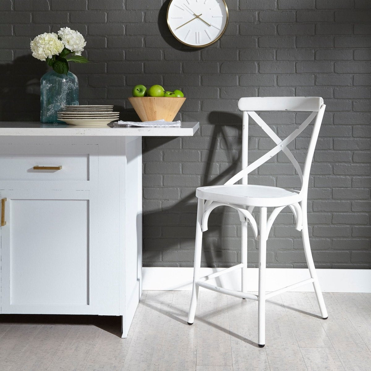 Vintage Series - X Back Counter Chair Counter Chairs by Liberty Furniture - Walls Furniture & Mattress