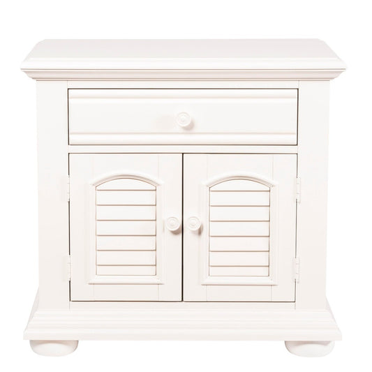 Summer House - Nightstand - White Accent Nightstands by Liberty Furniture - Walls Furniture & Mattress
