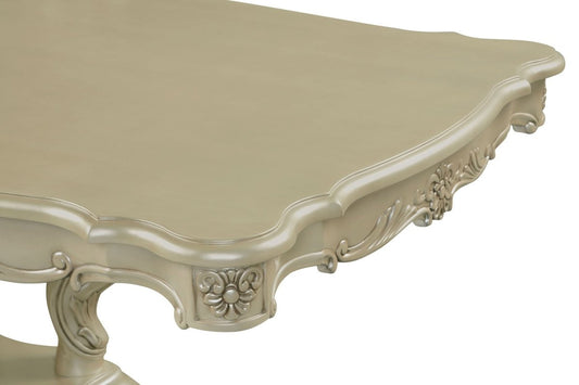 Monique - Dining Table Top & Base - Pearl Silver Dining Tables by New Classic - Walls Furniture & Mattress