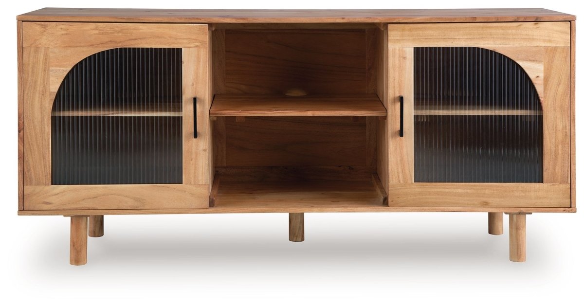 Adway - Natural Brown - Accent Cabinet Accent Cabinets by Signature Design by Ashley® - Walls Furniture & Mattress