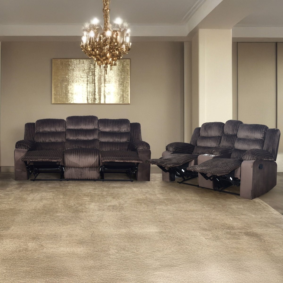 Willow - Reclining Sofa Set Reclining Sofas & Loveseats by New Classic - Walls Furniture & Mattress