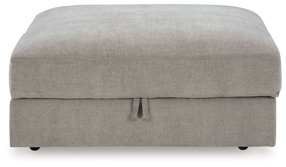 Aslan Court - Ottoman With Storage - Pebble Storage Ottomans by Benchcraft® - Walls Furniture & Mattress