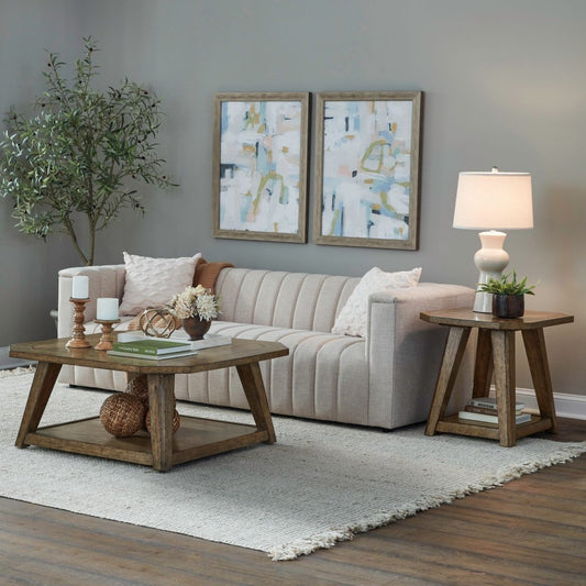 Carolina Park - Optional 3 Piece Set - Brown Table Sets by Liberty Furniture - Walls Furniture & Mattress