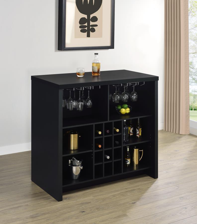 Topanga - Engineered Wood Freestanding Home Bar Home Bars by Coaster Fine Furniture - Walls Furniture & Mattress
