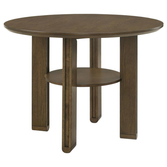 Ottowa - Round Counter Height Dining Table - Brown Counter Tables by Coaster Fine Furniture - Walls Furniture & Mattress
