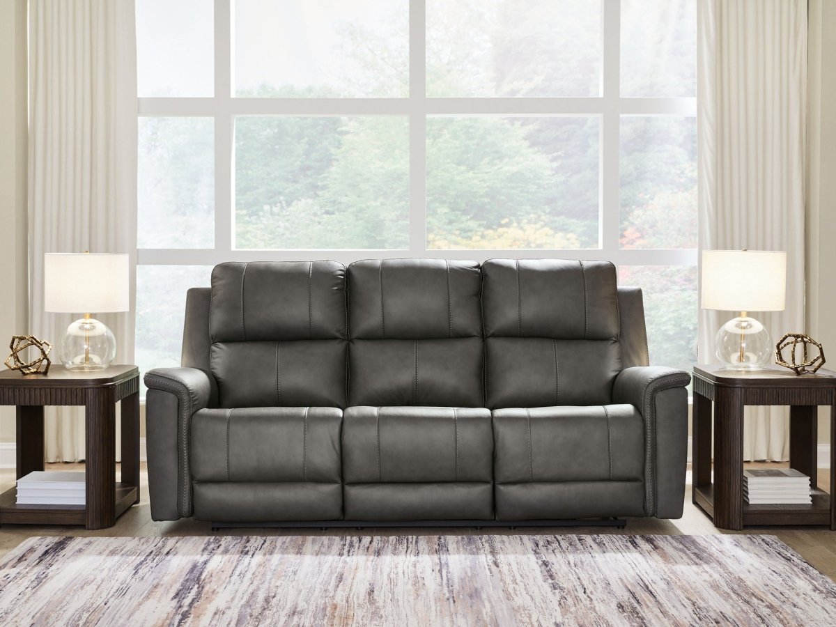 Bleckley - Power Reclining Sofa With Adjustable Headrest Reclining Sofas by Signature Design by Ashley® - Walls Furniture & Mattress