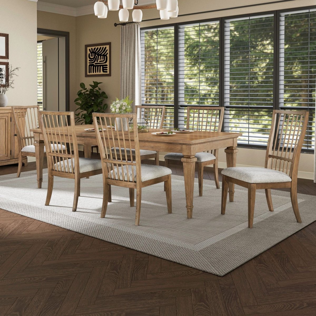 Haven Hills - Rectangular Table Set 5 Piece Dining Room Sets by Liberty Furniture - Walls Furniture & Mattress