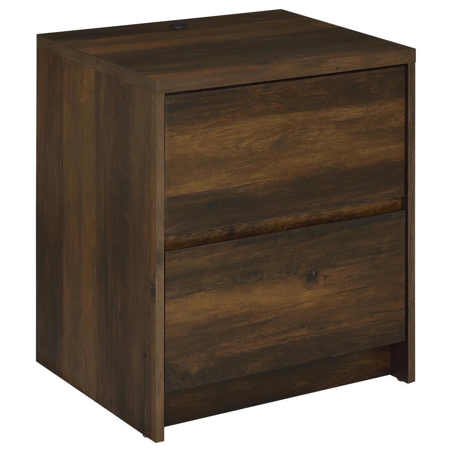 Westpark - 2 - Drawer Nightstand LED Lights And USB Nightstands w/ Charging Stations by Coaster Fine Furniture - Walls Furniture & Mattress