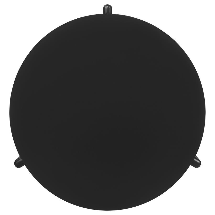 Cordova - Round Solid Wood Coffee Table - Black Coffee Tables by Coaster Fine Furniture - Walls Furniture & Mattress