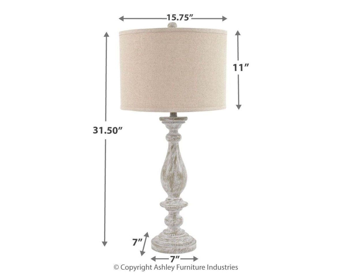 Bernadate - Table Lamp (Set of 2) Table Lamps by Signature Design by Ashley® - Walls Furniture & Mattress