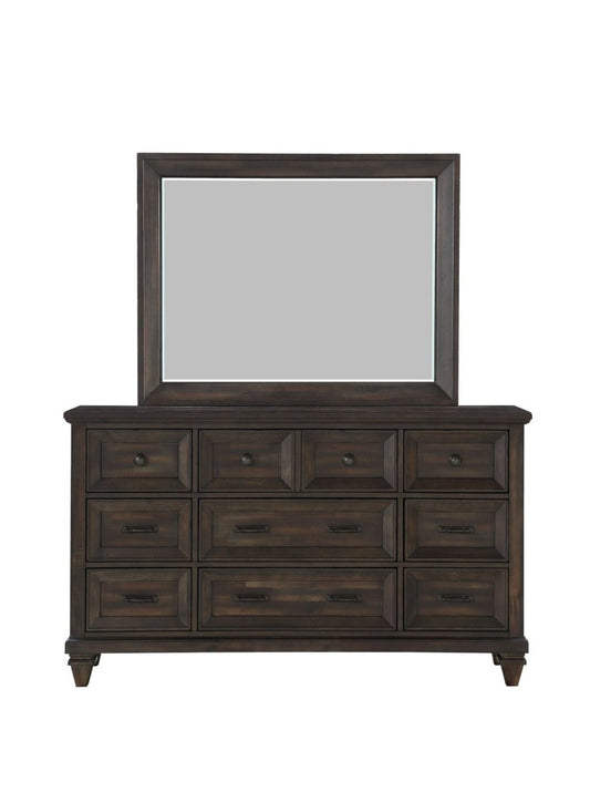 Sevilla - Mirror - Walnut Mirrors by New Classic - Walls Furniture & Mattress