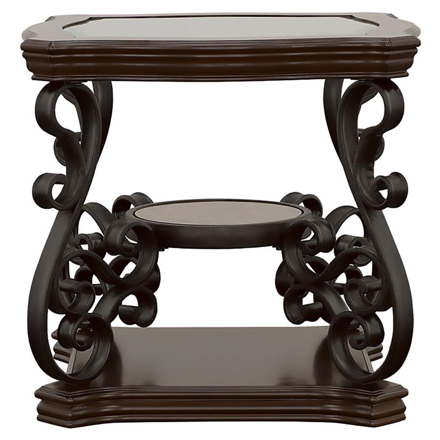 Laney - Glass Top Coffee And End Table Set Table Sets by Coaster Fine Furniture - Walls Furniture & Mattress