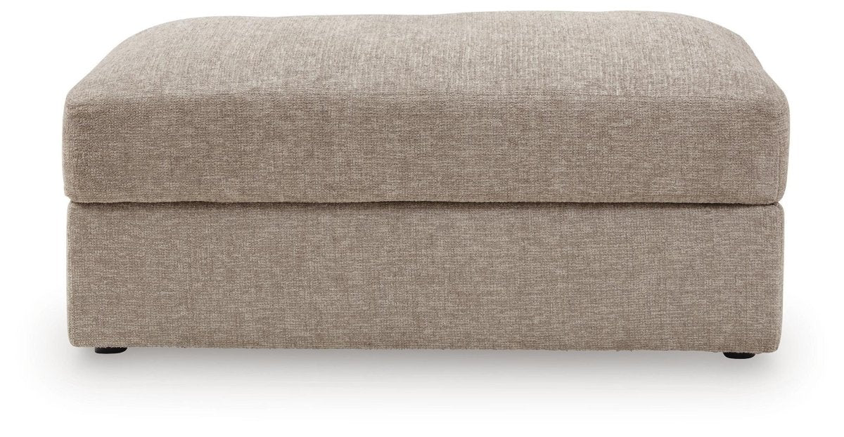 Nexora-Court - Oversized Accent Ottoman - Burlap Accent Ottomans by Signature Design by Ashley® - Walls Furniture & Mattress