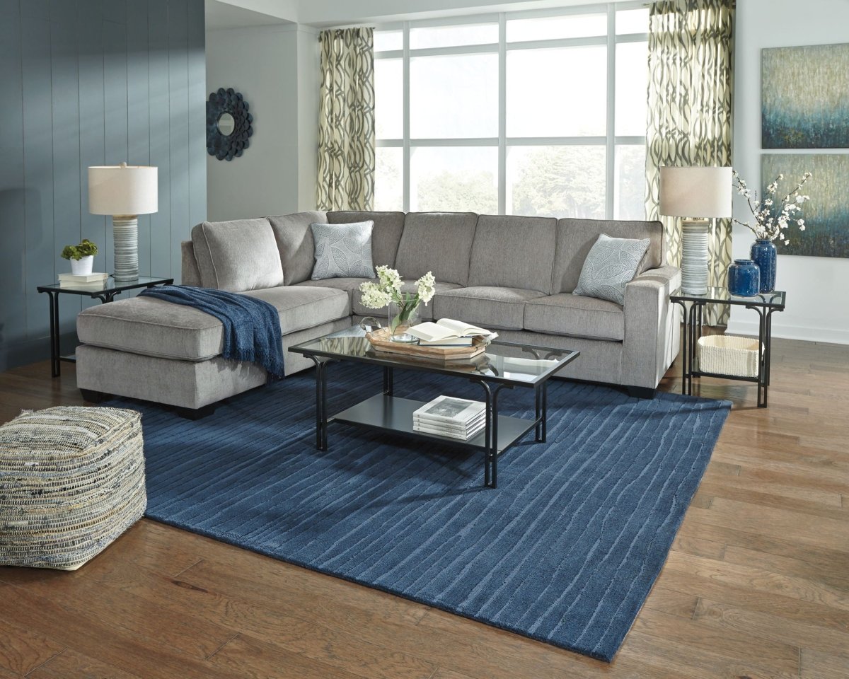 Altari - Sectional With Chaise Stationary Sectionals by Signature Design by Ashley® - Walls Furniture & Mattress