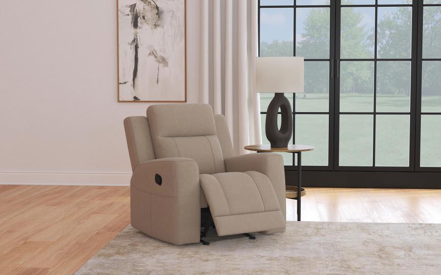 Brentwood - Upholstered Recliner Chair Reclining Chairs by Coaster Fine Furniture - Walls Furniture & Mattress