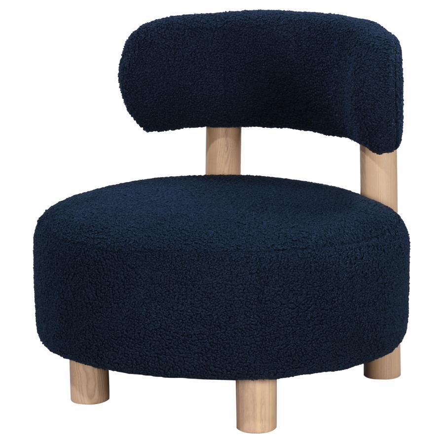 Zonie - Boucle Upholstered Barrel Back Accent Chair Accent Chairs by CoasterEveryday - Walls Furniture & Mattress