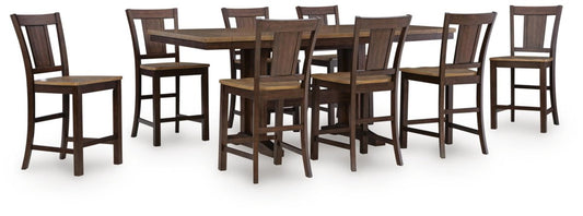 Rylandeen - Counter Height Extension Dining Table Set 5 Piece Dining Room Sets by Signature Design by Ashley® - Walls Furniture & Mattress