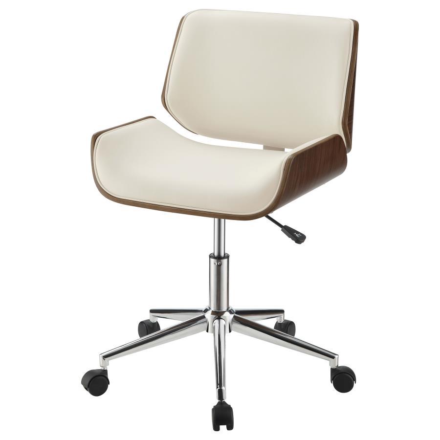 Addington - Upholstered Adjustable Office Desk Chair Swivel Chairs by CoasterEveryday - Walls Furniture & Mattress