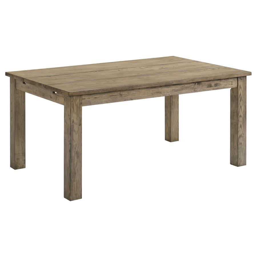 Cardova - 87" Solid Wood Extension Dining Table - Vineyard Oak Dining Tables with Extensions by Coaster Fine Furniture - Walls Furniture & Mattress
