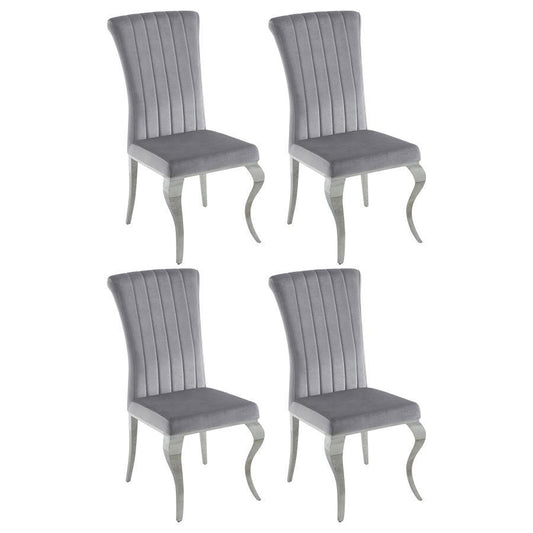 Betty - Upholstered Side Chairs (Set of 4) Chair Sets by CoasterEssence - Walls Furniture & Mattress
