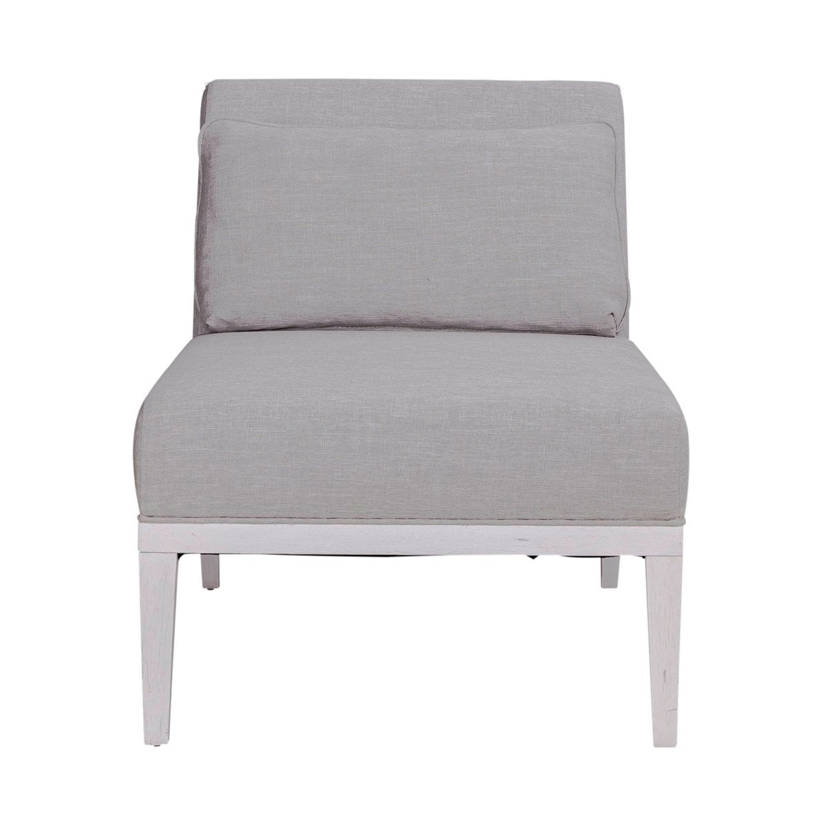 Allyson Park - Upholstered Accent Chair - Wirebrushed White Armless Chairs by Liberty Furniture - Walls Furniture & Mattress