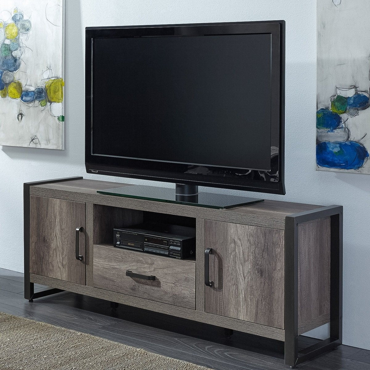 Tanners Creek - Entertainment TV Stand - Dark Gray TV Stands by Liberty Furniture - Walls Furniture & Mattress